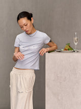 Cropped Signature Tee