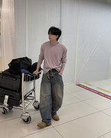 ノヴァカーブドパネルデニムパンツ