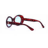 Roswell Original Glossy Red Leopard / Blue Tint Lens