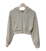 (ZIP-UP & PANTS SET!) 4 COLORS シックフリースクロップドトレーニングパンツ