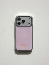 [MADE] Loveholic Epoxy Silver Bumper Case [iPhone/Galaxy]