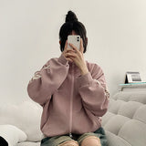 Kiko Track Line Two Way Overfit High Neck Zip-Up