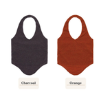 ホルターネックニットベスト_BROWN