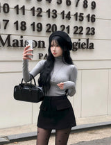 [BELLIDE MADE] Nave, ribbed turtleneck T-shirt