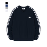 ロフエッセンシャルスポーティートラックVネックオーバーフィットスウェットシャツ (4color)