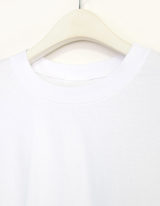 (UNISEX)ivory boxy T