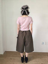 リボンドット半袖(4color)