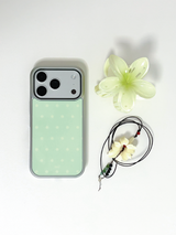 [Glass Silver] Mini Dot Case (Mag safe)