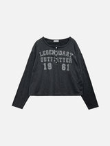 Nav Vintage Snap Long Sleeve (4c)