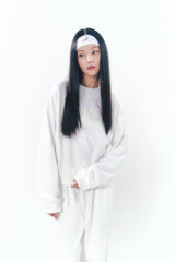 Point Ribbon Sweatshirt White