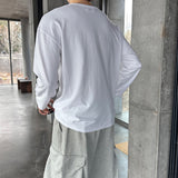 [Premium] LMNのUネックロングスリーブTシャツ（2色）