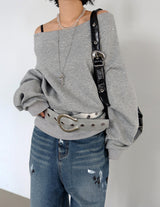 Punching Big Buckle Wide Belt