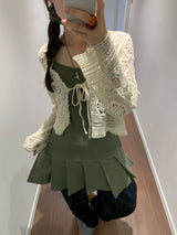 Schiele Crochet Bolero (2color)