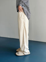 Twill Basic Golden Wide Pants 7C