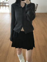 バートンプリーツミニスカート (2 colors)