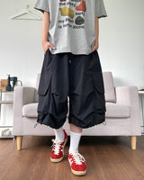 Nylon Cargo Bermuda Pants
