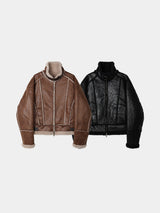 Cutting rider crop mustang jacket