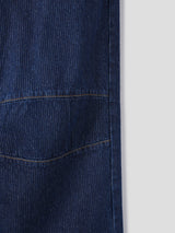Point stripe denim
