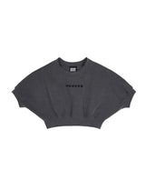 スウェットクロップトップ