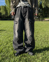Baren Dart Wide Cargo Jeans