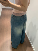 Bleach Relaxed Fit Denim (2color)