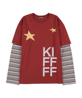 KIFFFF Layered T-Shirt (Burgundy) K25QB682