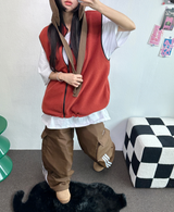 トラックカーゴストリングパディングパンツ ❤🖤🤎💚💙5カラー