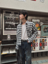 Yuki チェッククロップシャツ