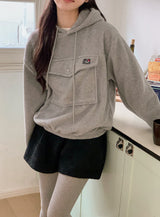 Mountain Big Pocket Fleece Loose Anorak (3color)