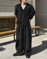 Nylon wide pants
