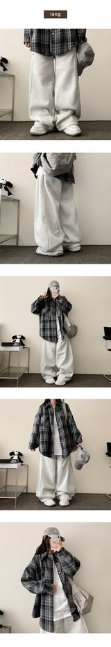 Dingpo Napping Vizo Side Snap String Wide Banding Pants