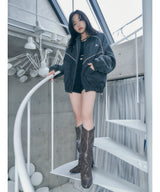 UNISEX パイピングトラックブルゾン