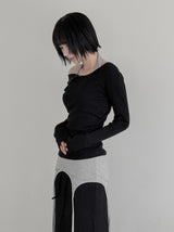 If Button One-Shoulder Off-Tee