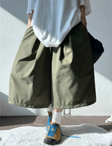 5000SOLD ナイロンバミューダパンツ💚🖤3COLOR