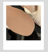 Cross Weave Open-Toe Strap Sandals