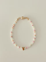 Jelly Bunny Beads Initials Bracelet