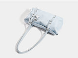 Star Print Soft Quilted Toast Bag - Premium Mini Crossbody Bag