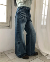 Kawill Washed Wide Denim Pant