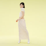 レインストライプスカート(cream)