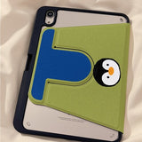 Cartoon Penguin Character iPad Case