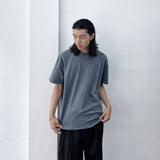 ミスト グレー ウォッシュド Tシャツ