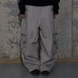 CROSS POCKET CARGO PANTS (PINK BEIGE) F25ZD976