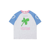 Clover Overfit Raglan T-shirt [Light Grey]