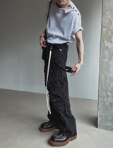 Rogueteen Strap Cargo Denim Pants
