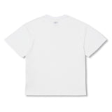 セミオーバーサイズ無地Tシャツ ホワイト/ブラック