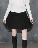 Pleated Skirt Black