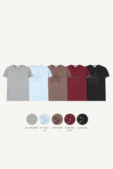 チェックスターワッペンTシャツ