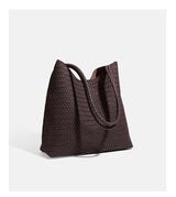 Matte Soft Leather Tote Shoulder Bag