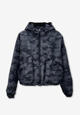 GA Camou Padding Crop Hoody Jumper