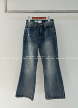 Boy Fit Straight Wide Bootcut Jeans